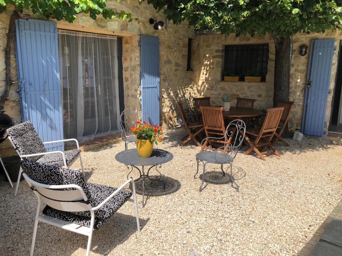 Maison De Plain Pied Pour 4 Pers Piscine Lussan Lussan  エクステリア 写真