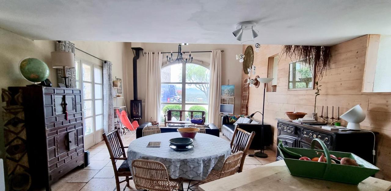 Maison De Plain Pied Pour 4 Pers Piscine Lussan Lussan  エクステリア 写真